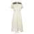 Sandro robe White Polyester  ref.659049