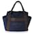 Hermès Hermes Navy Canvas The Grooming Bag  Blue Leather  ref.659070