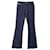 Jeans Prada Flared Denim in Cotone Blu Scuro  ref.659081