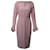 Roland Mouret Garten Crepe Midi Dress in Pink Polyester  ref.659090