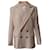 Roland Mouret Gilroy Double Breasted Jacket in Pastel Pink Wool  ref.659095