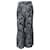 Acne Studios Paisley Printed Wide Leg Pants in Navy Blue Cupro  Cellulose fibre  ref.659142