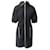 Gucci Jersey-Minikleid mit Gürtel mit G-Schnalle in schwarzer Viskose Zellulosefaser  ref.659155