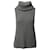 Michael Kors Ribbed Knit Sleeveless Top in Grey Merino Wool  ref.659159