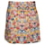 Céline Mini-jupe en brocart fleuri Celine en polyester multicolore  ref.659166