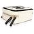 Vanity Chanel White Quilted Caviar Kleiner filigraner Kosmetikkoffer Weiß - Ansicht 8