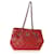 Chanel Red Quilted Caviar Brilliant Cells Tote  Leather  ref.659219
