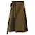 Céline Celine Wrap Midi Skirt in Brown Viscose Cellulose fibre  ref.659236