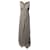 Roland Mouret Ärmelloses langes Kleid mit V-Ausschnitt aus beigefarbenem Polyester  ref.659269
