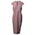 Roland Mouret Chiswell Robe Fourreau Key Hole en Polyester Rose  ref.659271
