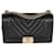 Chanel Black Chevron Lambskin Old Medium Boy Bag  Leather  ref.659273