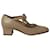 Zapatos de Salón en Cuero Color Crema con Adornos de Cadena y Cristales Bonny de Gucci Blanco Crudo  ref.659287