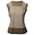 Maison Martin Margiela Color Block Sleeveless Top in Brown and Beige Polyamide  Multiple colors Nylon  ref.659327