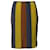 Prada Striped Skirt in Multicolor Silk Multiple colors  ref.659375