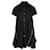Sacai Zipper Shirt Dress in Black Polyester  ref.659385