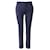 Roland Mouret Holway Slim Trousers in Navy Blue Polyester  ref.659402
