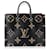 Louis Vuitton Jungle Canvas Onthego Gm Schwarz Leder  ref.659412