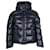 Moncler Hooded Down Jacket in Navy Blue Nylon  ref.659420