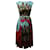 Vestido de seda multicolor con estampado Opera dei Pupi de Dolce & Gabbana  ref.659454