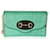 Gucci Green Raffia 1955 Clutch  Leather  ref.659471