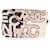 Timeless Bolsa Chanel Rosa e Nylon Multicolor Airline Xl Flap Bag Couro  ref.659567