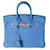 Hermès Hermes Bleu Hydra Clemence Birkin 25 Ghw  Blue  ref.659575