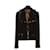 Dolce & Gabbana BLACK WOOL SEQUINS FR38 Laine Noir  ref.659716