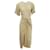 & Other Stories sikly viscose midi dress in beige Size XS Cream  ref.659956