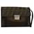 Bolsa clutch de lona FENDI Zucca marrom autêntica yk5039  ref.660625
