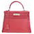 Hermès hermes kelly Red Leather  ref.660647