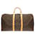 Louis Vuitton Keepall 55 Marrom Lona  ref.660670