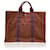 Hermès Hermes Paris Vintage Brown Cotton cabas MM Tote Bag Coton Marron  ref.660798