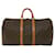 Louis Vuitton Keepall 55 Brown Cloth  ref.660997