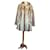 Christian Dior Manteaux, Vêtements d'extérieur Fourrure Beige  ref.661747