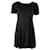 Sportmax Puff Sleeve Mini Dress in Black Wool  ref.661758
