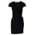 Maje Fraicheur Embroidered Dress in Black Acetate Cellulose fibre  ref.661768