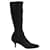 Prada Black Nylon Knee High Boots  ref.661780