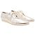 Sneakers Metallic Stringate Con Logo Etro In Pelle Silver - vista 3