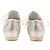 Sneakers Metallic Stringate Con Logo Etro In Pelle Silver - vista 4