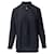 Yohji Yamamoto Hemd mit Kragen aus schwarzer Wolle  ref.661895