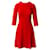 Sandro Requiem Open-Back Mini Dress in Red Viscose Cellulose fibre  ref.661949