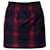 Maje Plaid Mini Skirt in Multicolor Wool   ref.661986