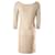 Diane Von Furstenberg Long Sleeve Zarita Lace Dress in Beige Rayon Brown Cellulose fibre  ref.662135
