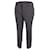 Ami Paris Straight Cut Trousers in Grey Wool  ref.662158