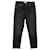 Jeans Distressed Re/Done em algodão preto  ref.662168