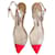 Sophia webster high heel sandals Metallic Fuschia Fur  ref.662178