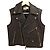 Chaqueta sin mangas Michael Kors de piel negra Negro