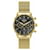 Versus Versace Eugene Bracelet Watch Golden Metallic  ref.662301