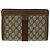 GUCCI Pochette in tela GG Canvas Web Sherry Line Beige Rosso Verde Auth am3107 - vista 13