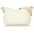 Prada White Vitello Daino Logo Crossbody Bag Cream Leather Pony-style calfskin  ref.662602